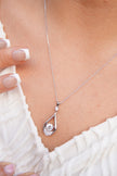 Collier Mira Moissanites Argent Massif Rhodié